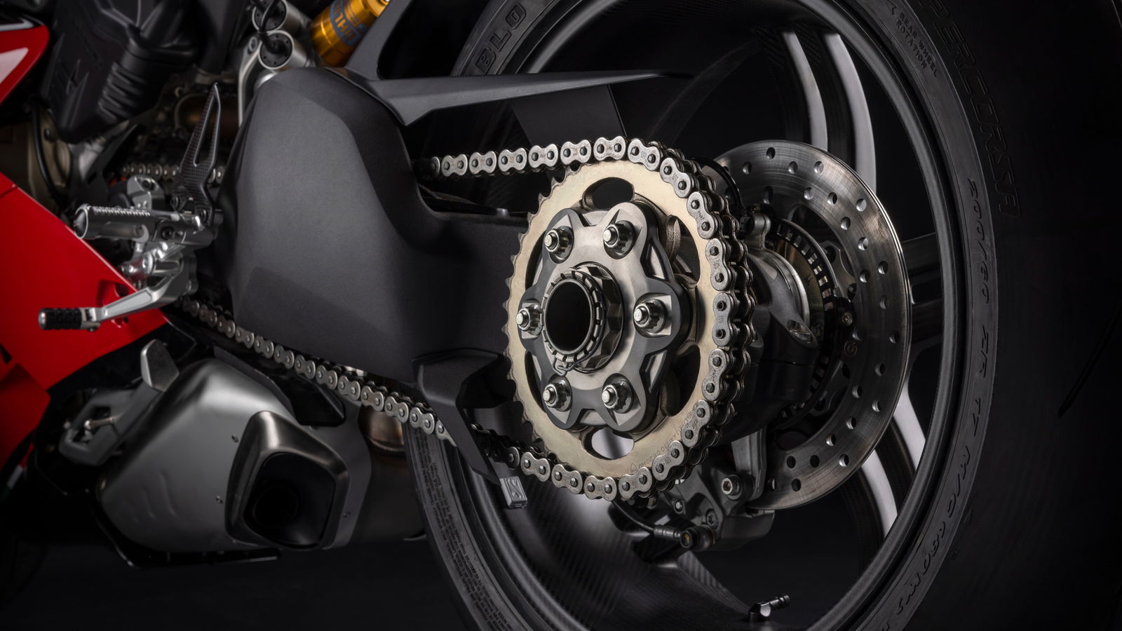 Ducati Panigale V4 SP2 single-sided swingarm